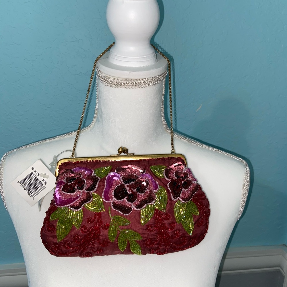 Beaded evening bag